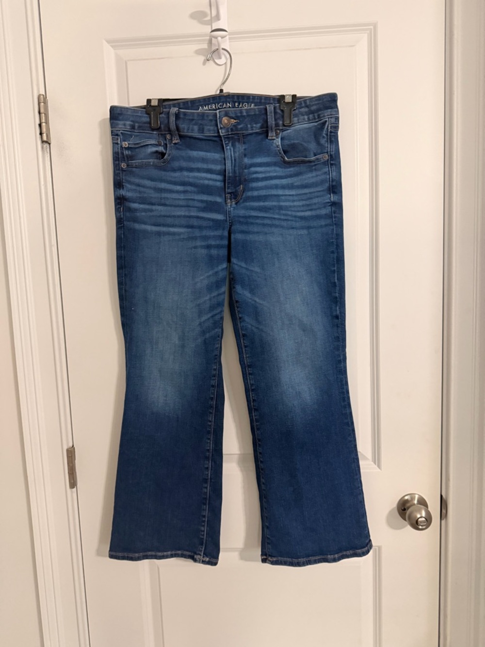 American Eagle Outfitters Mid Rise Bootcut Jeans - Medium Blue